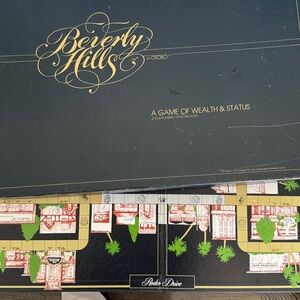 Beverly Hills Vintage Board Game, A Game of Wealth and Status (Board & Box only)